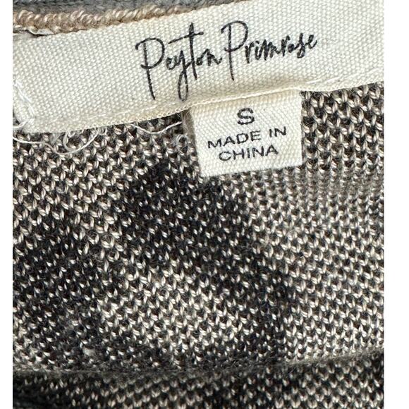 Payton Primrose animal print patchwork long sleeves cardigan size Small - Picture 3 of 12